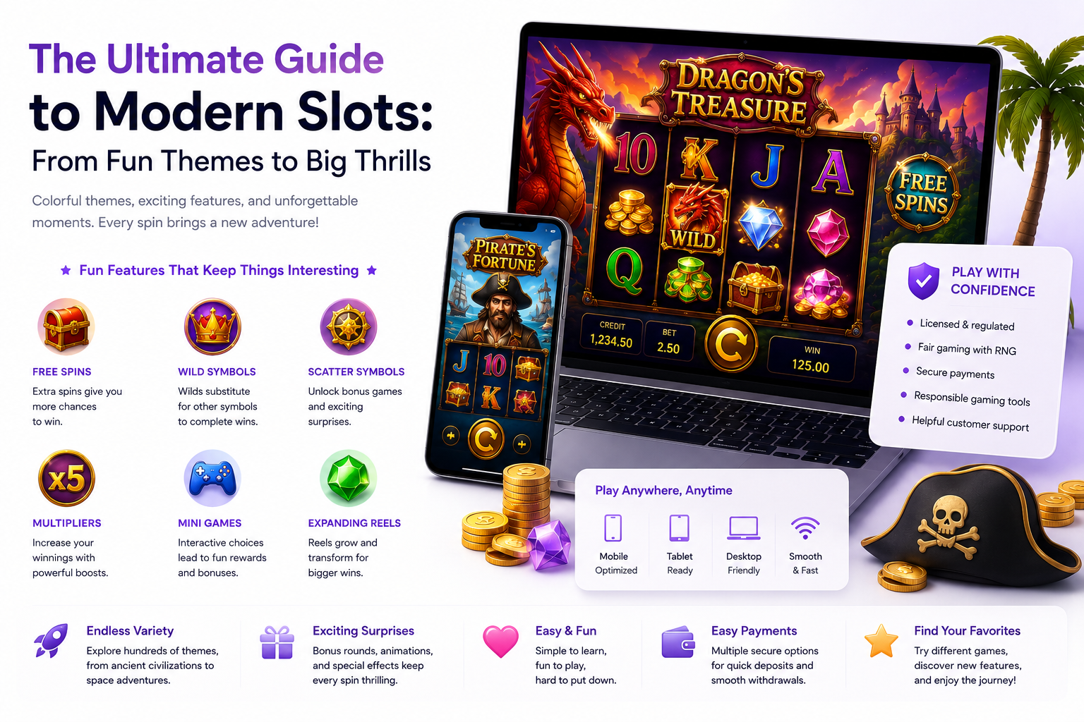The Ultimate Guide to Modern Slots: From Fun Themes to Big Thrills